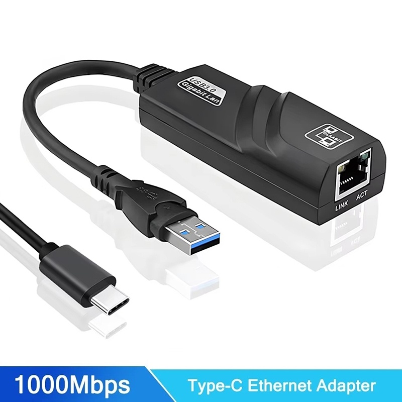 Power Over Ethernet - 10/100/1000Mbps Wired USB 3.0 TypeC USB
