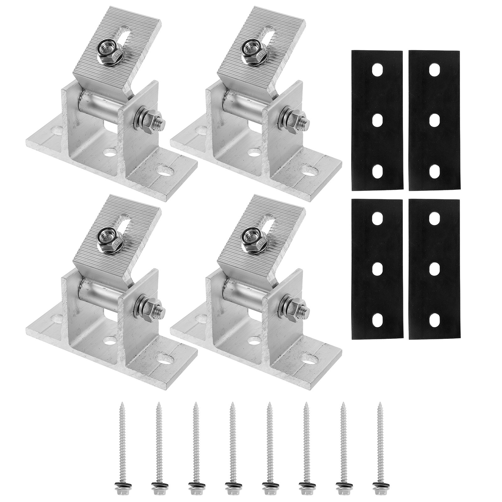 4pcs Solar Panel Bracket Alumi - Flat Panel Mount Tilt ulasan dan harga