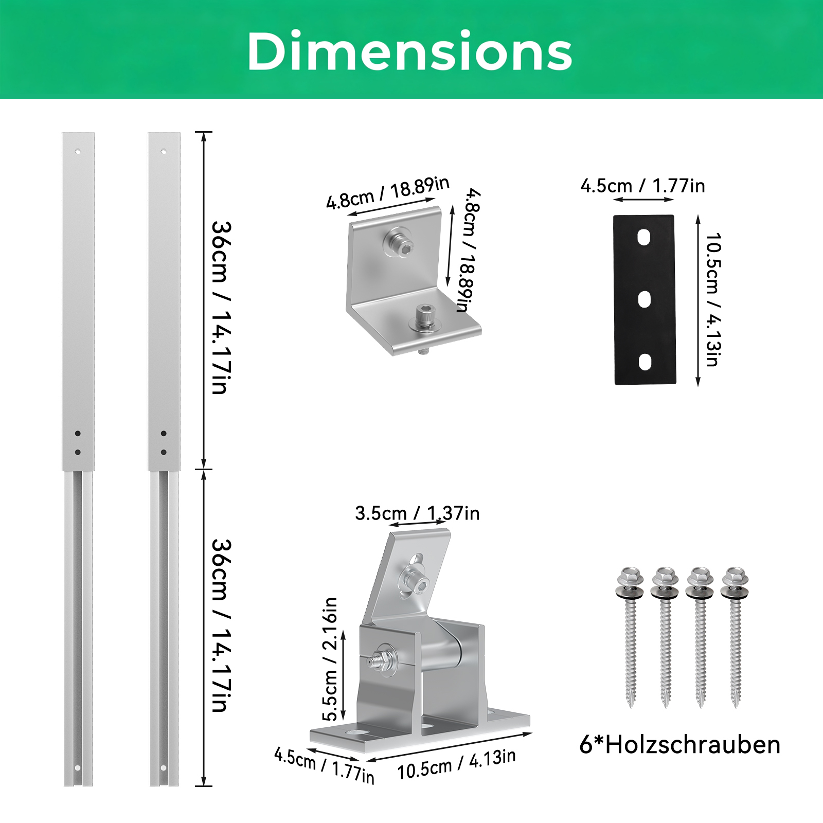 RVPOZWER Solar Panel Adjustabl - Flat Panel Mount Tilt ulasan dan harga