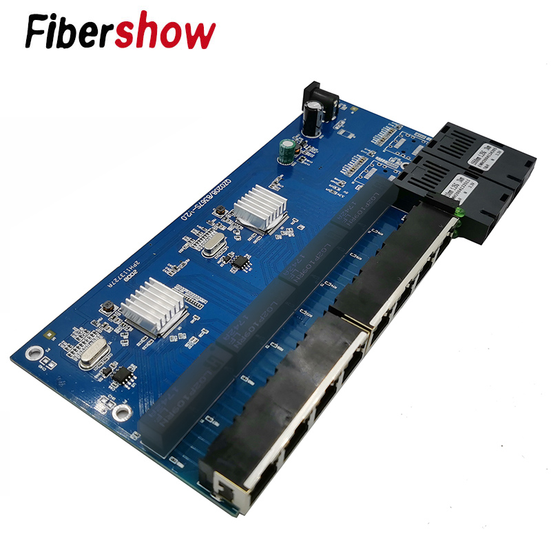 Gigabit Ethernet switch Fiber  - Power Over Ethernet ulasan dan harga