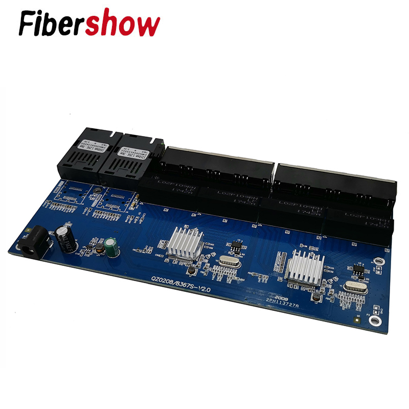 Gigabit Ethernet switch Fiber  - Power Over Ethernet ulasan dan harga