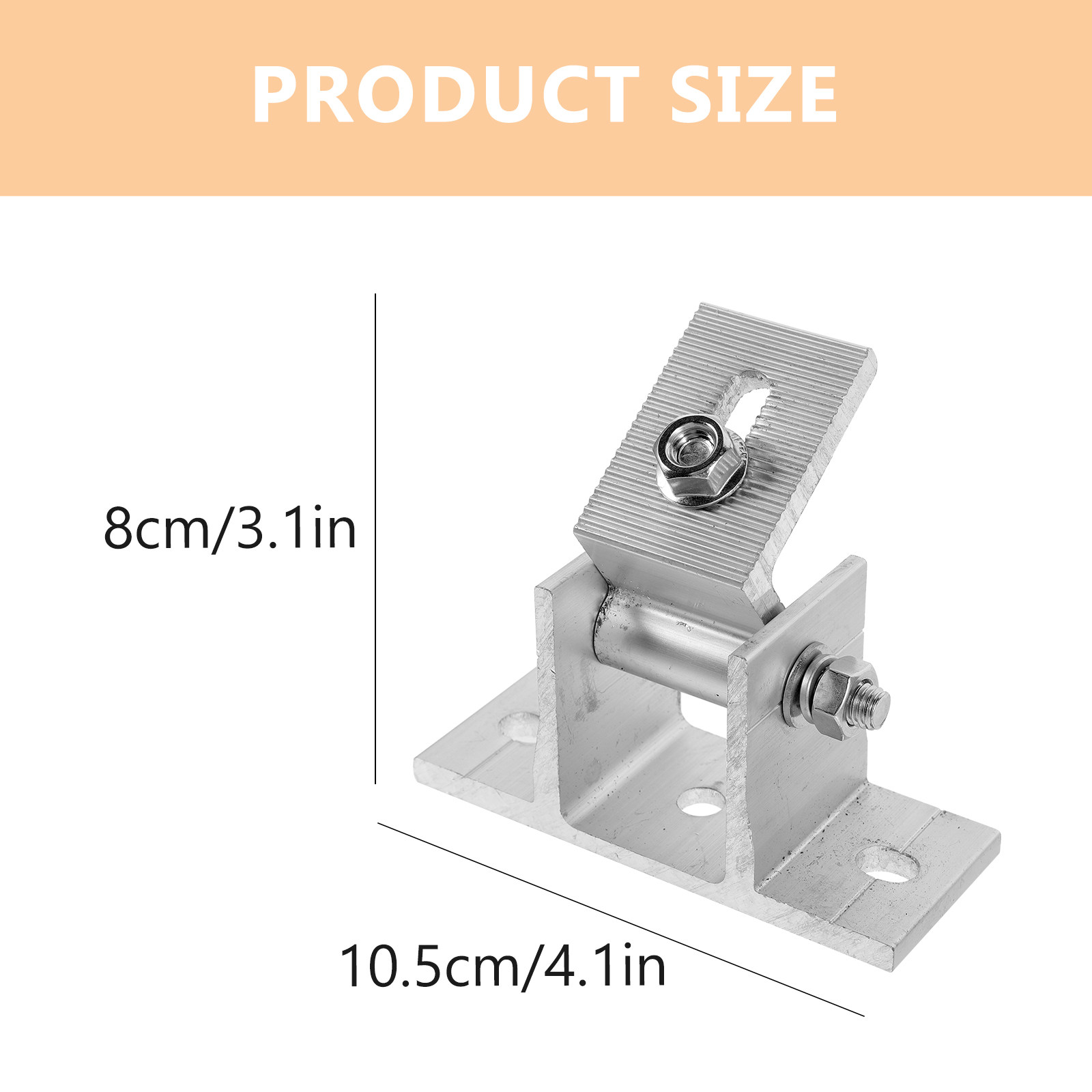 4Pcs Solar Panel Bracket Adjus - Flat Panel Mount Tilt ulasan dan harga