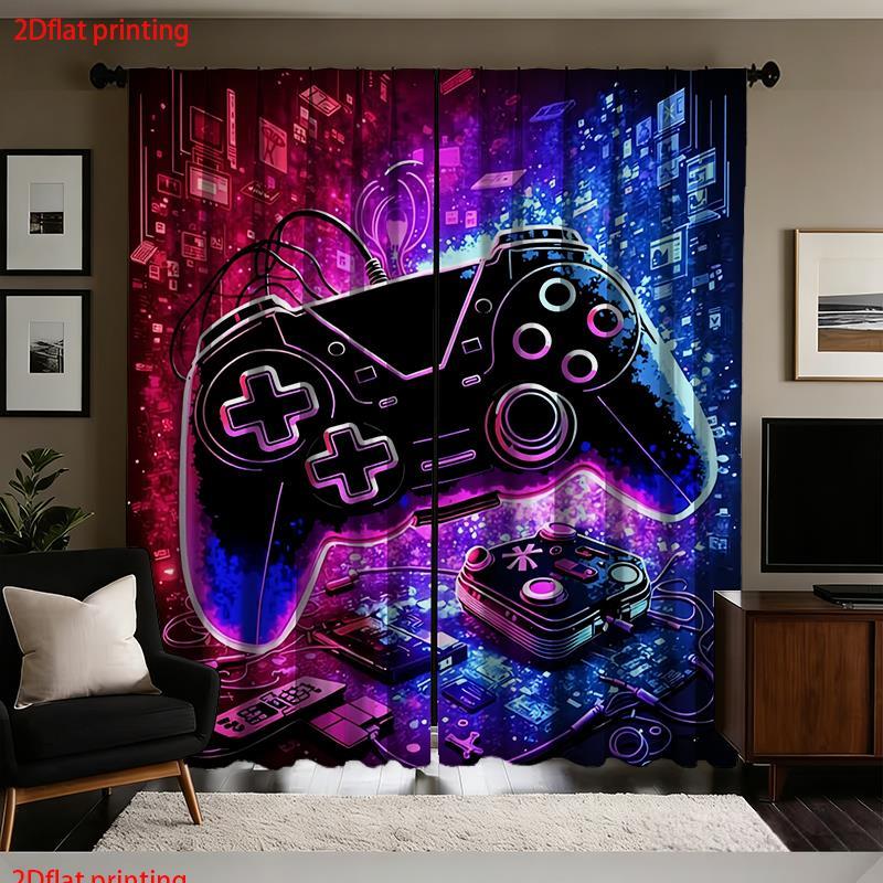 Neon Gaming Curtain Controller - Tech Office Youtube ulasan dan harga