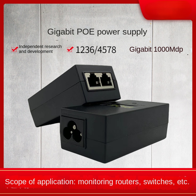 POE Gigabit Power 48V0.5A/24V  - Power Over Ethernet ulasan dan harga