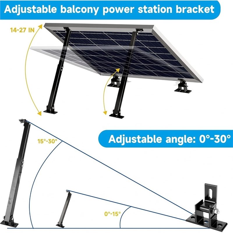 ABMH-Solar Panel Mounting Brac - Flat Panel Mount Tilt ulasan dan harga