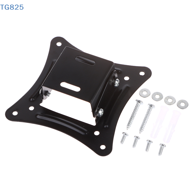 【AN】1Set 14-27Inch TV Mounts L - Flat Panel Mount Tilt ulasan dan harga