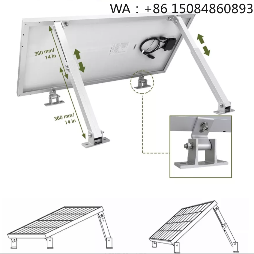 Adjustable Triangle PV Mount B - Flat Panel Mount Tilt ulasan dan harga
