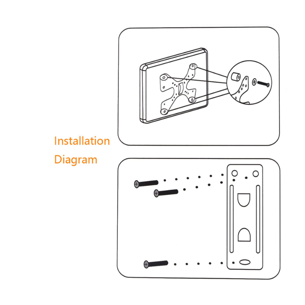 TV Wall Mount Bracket Flat Pan - Flat Panel Mount Tilt ulasan dan harga